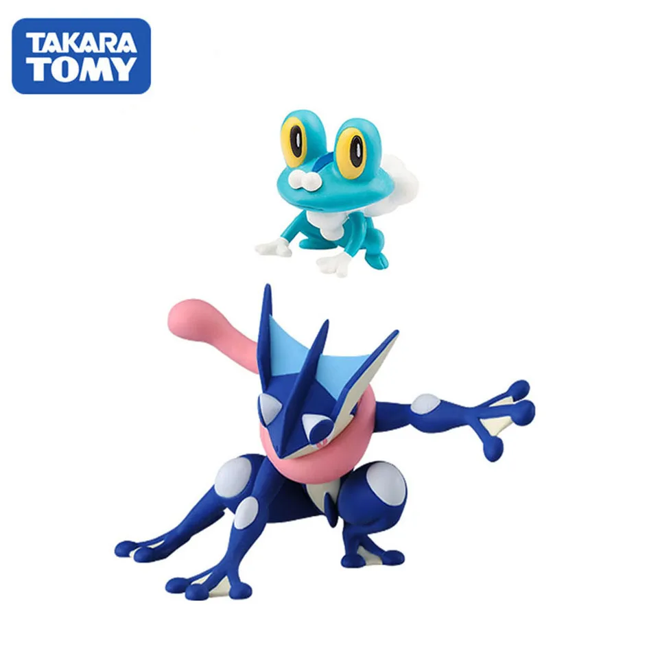 

TAKARA TOMY POKEMON Froakie and Greninja Figure Toys TAKARA TOMY POKEMON Anime Figure Gifts Toys for Children