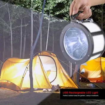 

USB Rechargeable LED Emergency Light Portable Outdoor Camping Emergency Lamp Energy Saving Camping Light Chinese Plug 80-240V