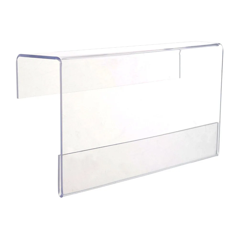 

Clear Color Acrylic Office Screen Name Badge Holder/ Cubicle Nameplate Holder
