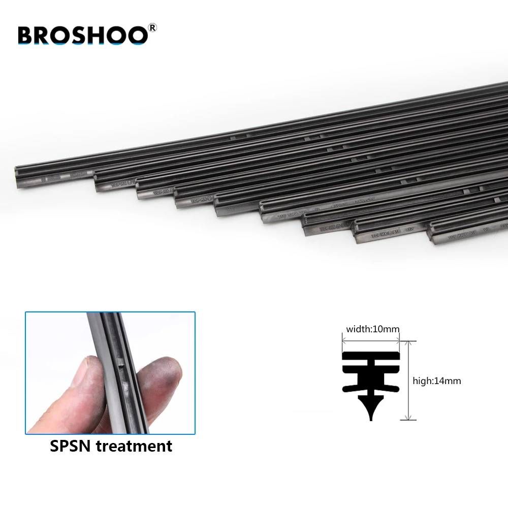 BROSHOO Car Wiper blade Strips 14\ BROSHOO Car Wiper blade Strips 14\