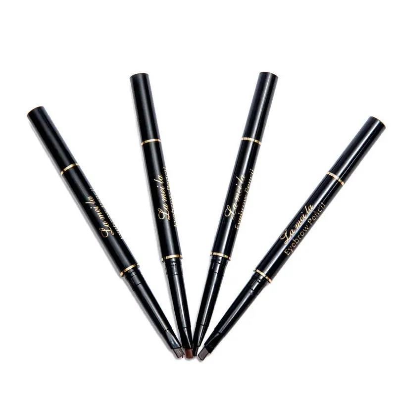 Manooby карандаш для бровей оттенок Водонепроницаемый макияж с Краски косметическая Долгое Водонепроницаемый Коричневый и серый цвет черный