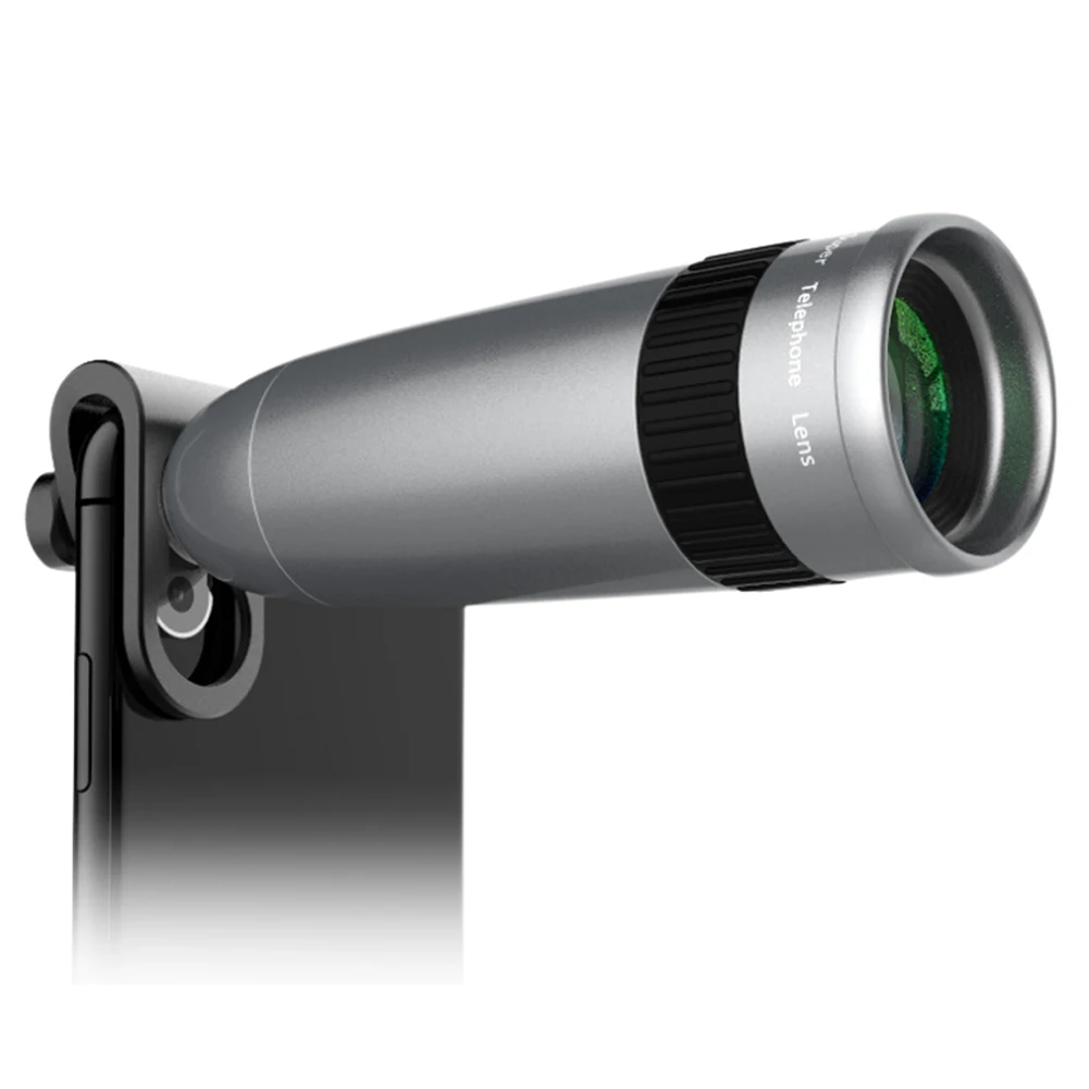 

Cell Phone Lens 20X Optical Zoom Lens Clamp with Tripod for Universal Smartphones CR88