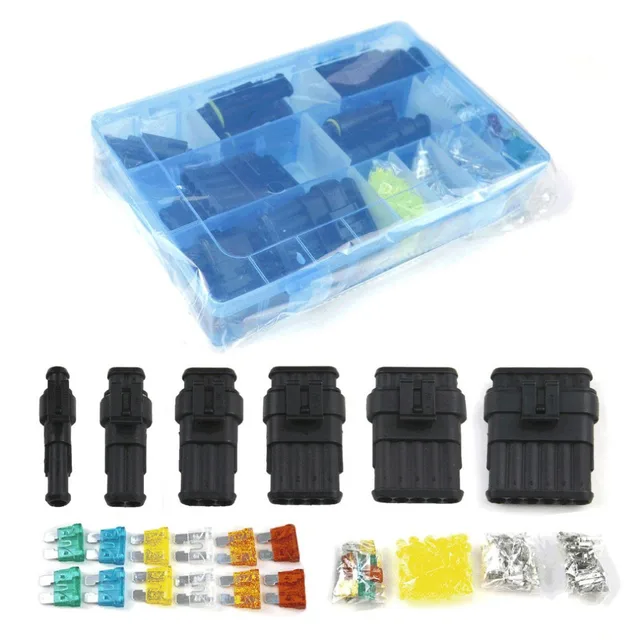 medium small size terminal connector silicone sealed electrical Residential Fuse Box medium small size terminal connector silicone sealed electrical connector plug fuse box set waterproof car motorcycle truck boat