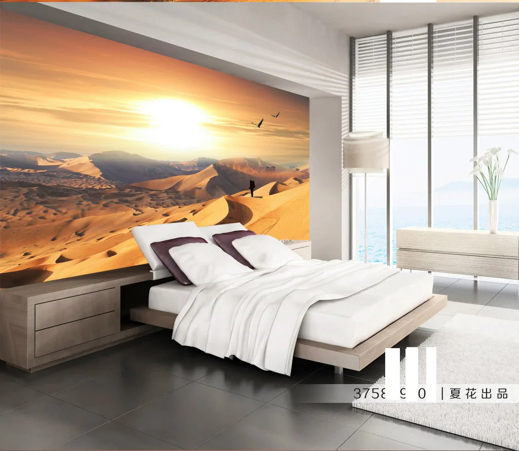 Desert View 3D Stereoscopic Ruang Alami Wallpaper Untuk Dinding 3 Desert View 3D Stereoscopic Ruang Alami Wallpaper Untuk Dinding 3