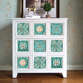 

Funlife Italy Majolica Tiles Sticker,Waterproof Self adhesive Bathroom Kitchen Wall Stickers,Home Decor Furniture Art Decal