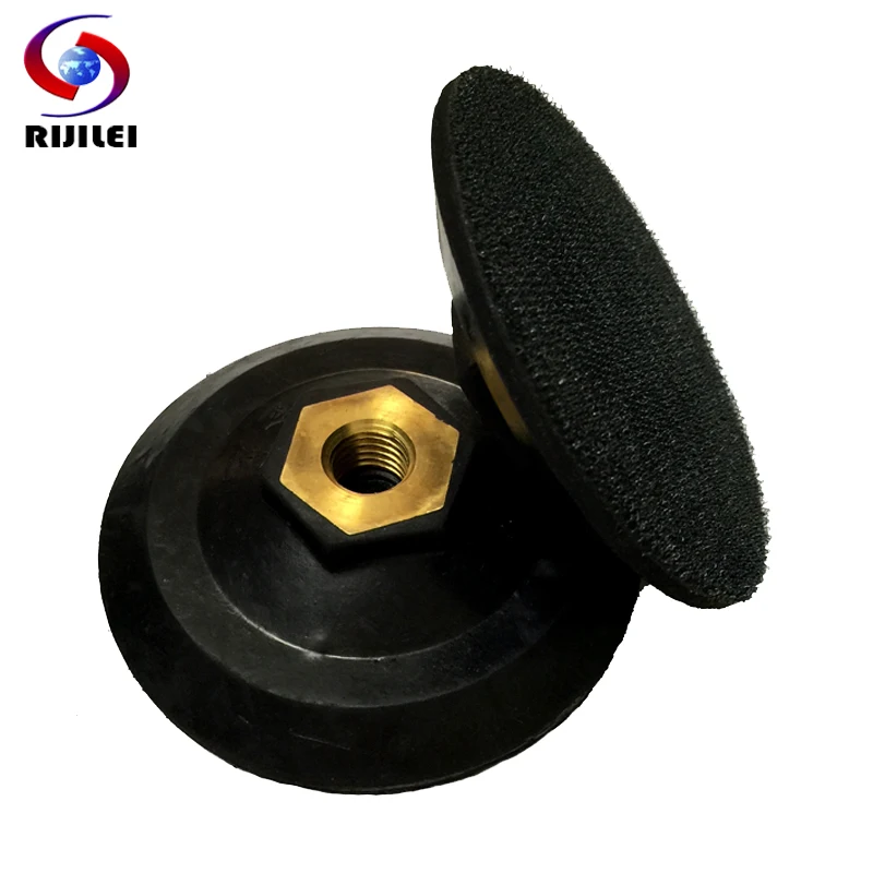 

4JT Wholesale 4"/ 100mm Rubber backer pads/holder pads/back up for polishing pads/rubber connetor