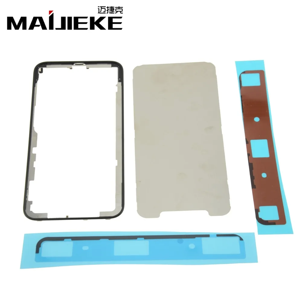 Внешнее стекло для экрана с Ока и средней рамкой iPhone 11 pro max X XR XS Max Сменный Набор