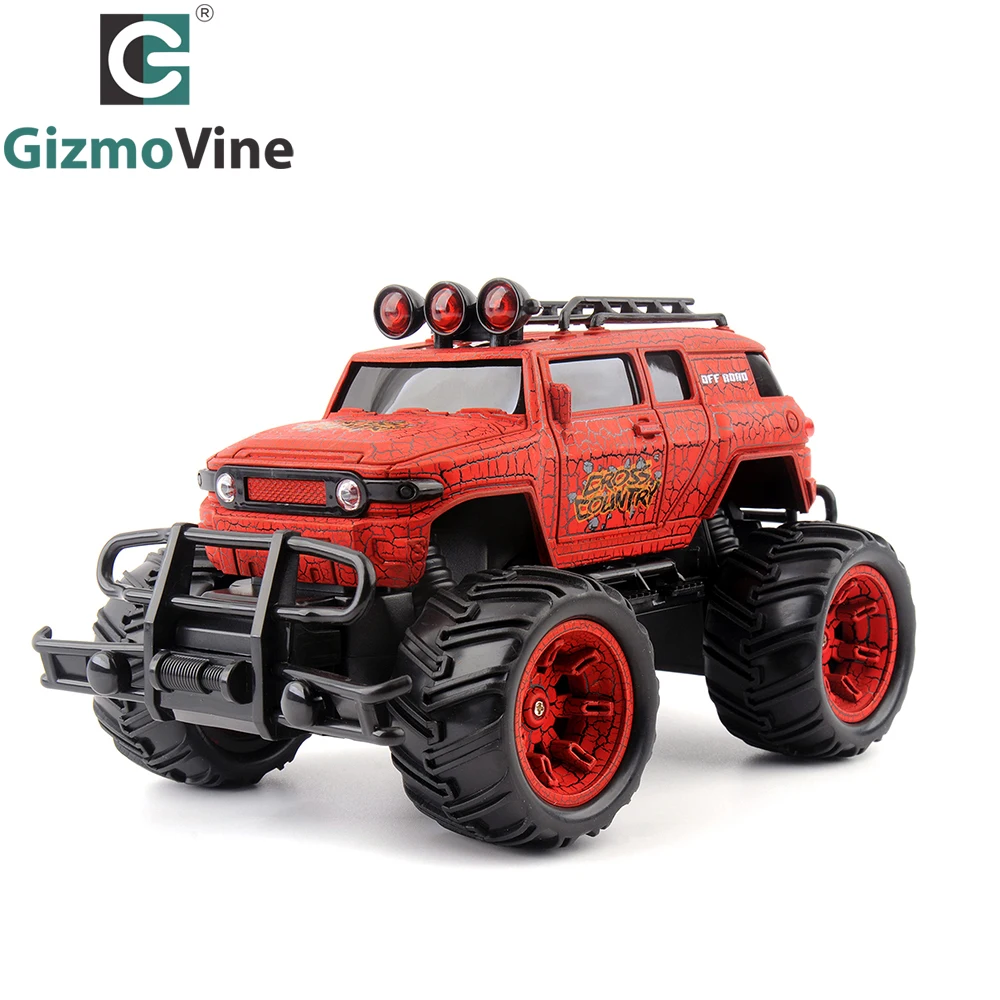 

GizmoVine 1/20 RC Car Cross Country Rc Radio Controlled Machine 27MHZ Monstertruck Off Road Cars Toys for children