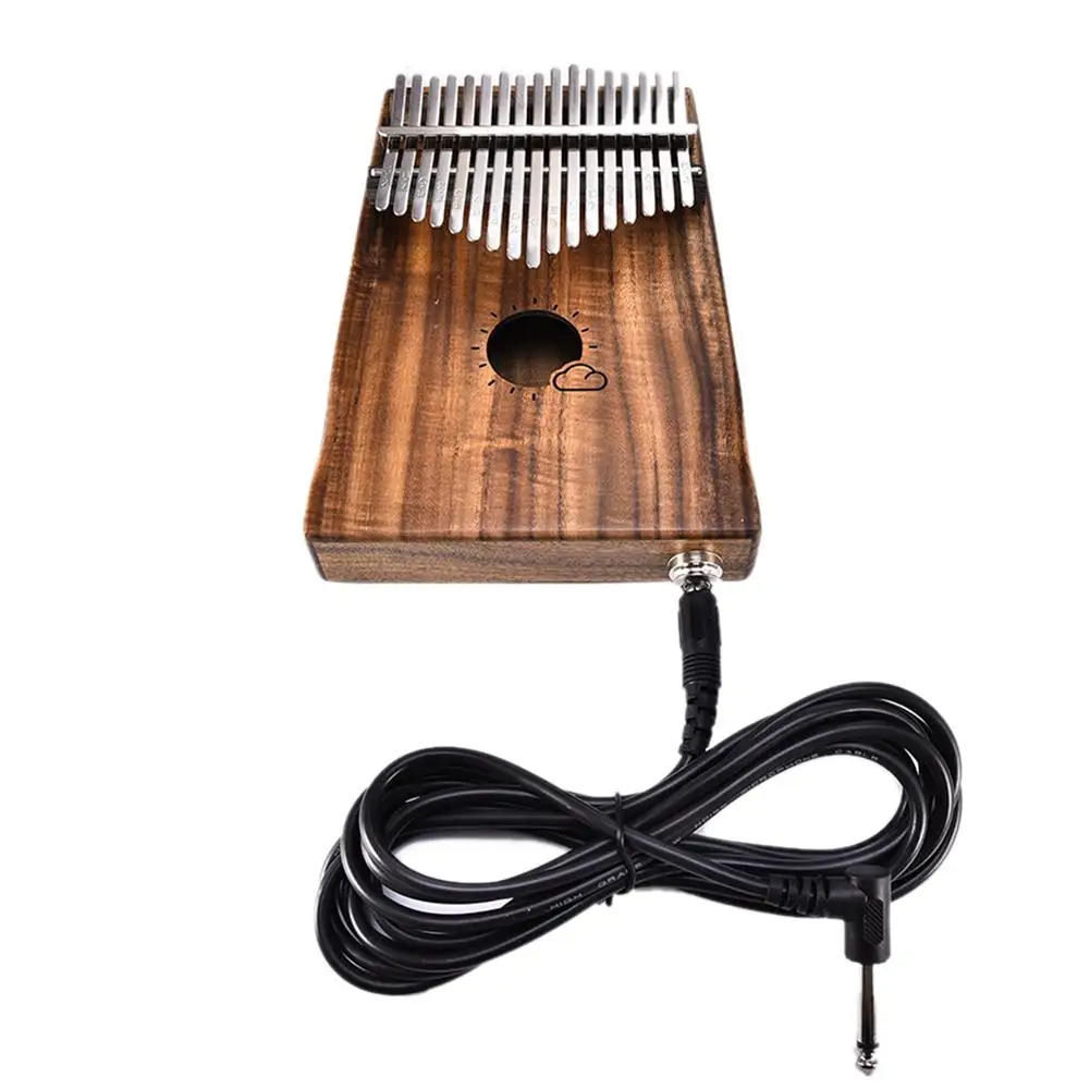 17 клавиш EQ kalimba твердый акации большой палец фортепиано звено динамик с сумкой