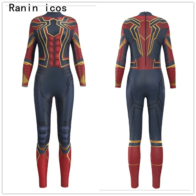 

Spider Man Jumpsuit Catsuit Sexy Spiderman Cosplay Costumes Superhero Halloween Women Spandex Lycra Bodysuit Fancy Dress