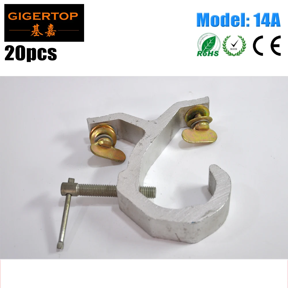 20 Pack 14A 30 63mm Heavy Duty Mounting Hook G Clamp Bracket DJ Disco