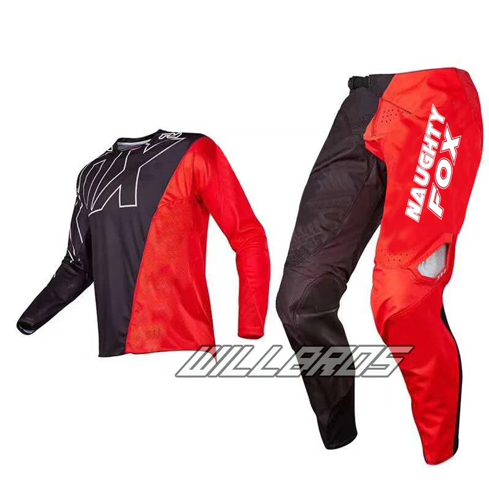 

2017 Racing 360 Cero MX Motocross Jersey & Pant Combo Offroad ATV Dirt Bike Gear Set Black Red