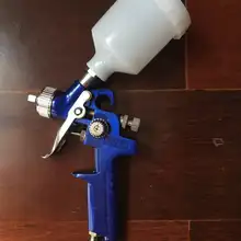 Высокое качество Мини HVLP тяжести 0.8 мм Советы Насадка Air Пистолеты-распылители с 125 мл чашки