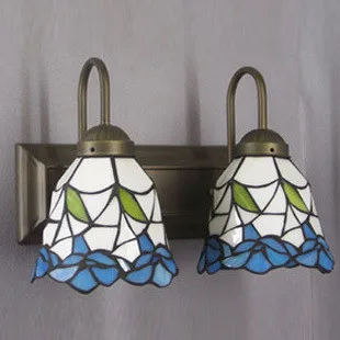 

tiffany fashion European style wall lamp Baroque Bohemia mirror light rustic bed-lighting lamps