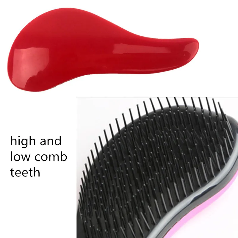 New 1pcs Plastic Hair Comb Care Styling Beauty Healthy Tool Brush Shower Massager Detangle Anti static|Расчески| |
