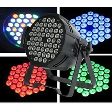 54x1 Вт RGBW Quad colors Led Stage par64 свет высокой мощности с DMX512 Master Slave DJ контроллер оборудования