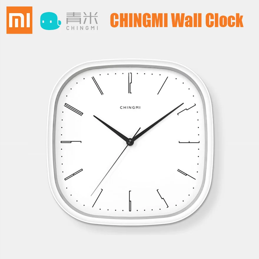 Xiaomi Qingmi Wall Clock Simple Design Fasion Thin Ultra quiet
