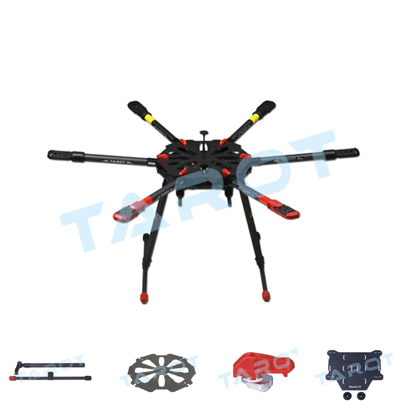 

Tarot X6 Hexacopter Folding Carbon Fiber Frame Parts Drone Accessories