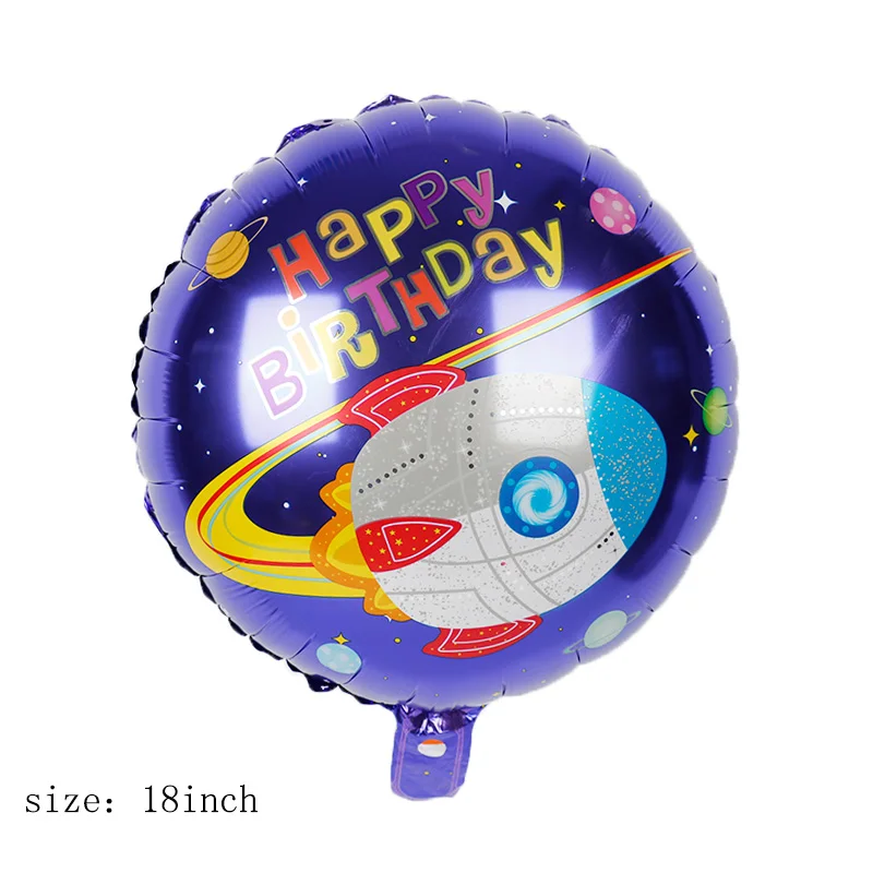 1 шт гигантские ракеты астронавт фольгированные шары для маленьких мальчиков super hero Сувенирные игрушки с днем рождения вечерние украшения Дети космического пространства шары - Цвет: 1pc purple