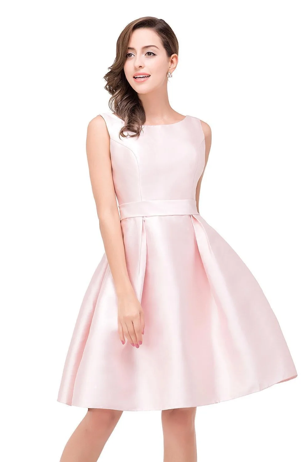 Платье женское короткое ТРАПЕЦИЕВИДНОЕ до колен размеры США 2 4 14 16|dress prom dresses|prom
