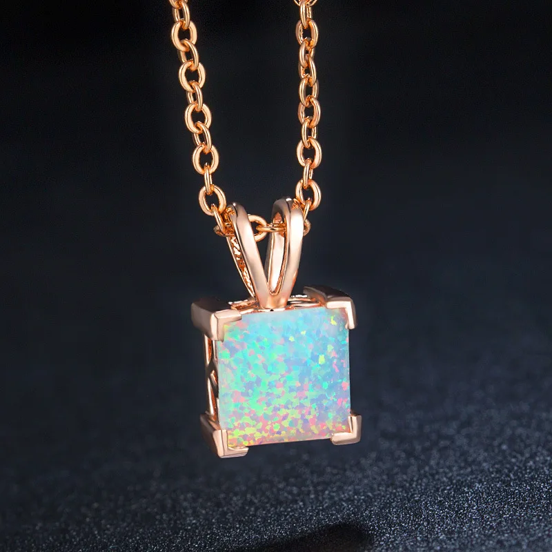 

2019 Sale genuine 925 sterling silver hot OPAL necklace Fine jewelry Crystals from Swarovski Christmas 925 jewelry