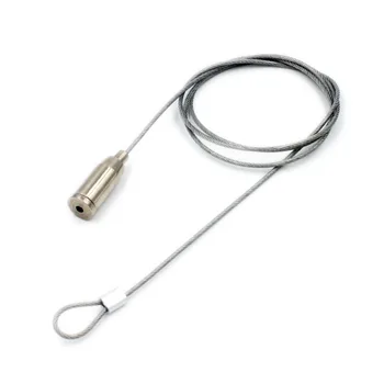 

Adjustable Hanger Hooks Bullet Shape Stainless Steel Wire Professional Art Gallery Display Hanging System Accessories 2pcs
