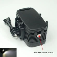 Underwater 40m Waterproof High Power Dimmable LED Video POV Flash Fill Light Night Light for SJCAM SJ4000 SJ5000XIAOMI 700LM