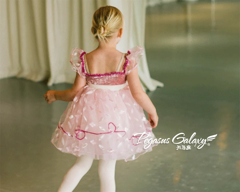 Балерина платье соло танцевальное платье-пачка для девочек костюм классические балетные пачки настроить Туту детский день костюм B-6374