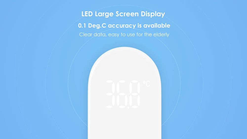 Xiaomi Mi домашний iHealth термометр электронный светодиодный цифровой дисплей детектор здоровья тела термометр измерительный прибор температуры