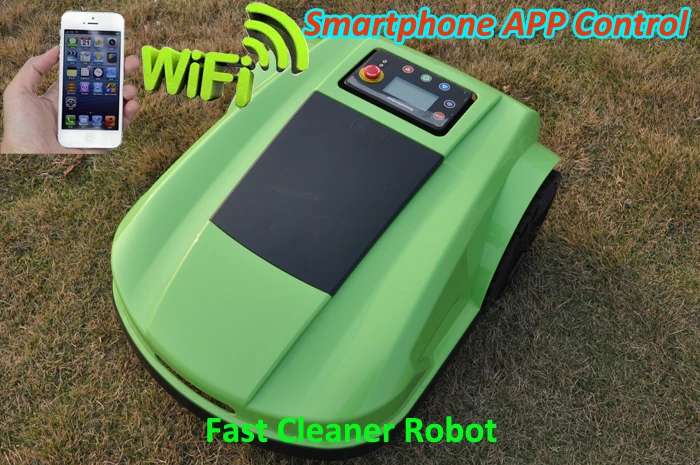 

Free Shipping 4th Generation Robot Lawn Mower S520 With Smartphone App Wireles Control+Water-Proofed Charger+Electronic Compass