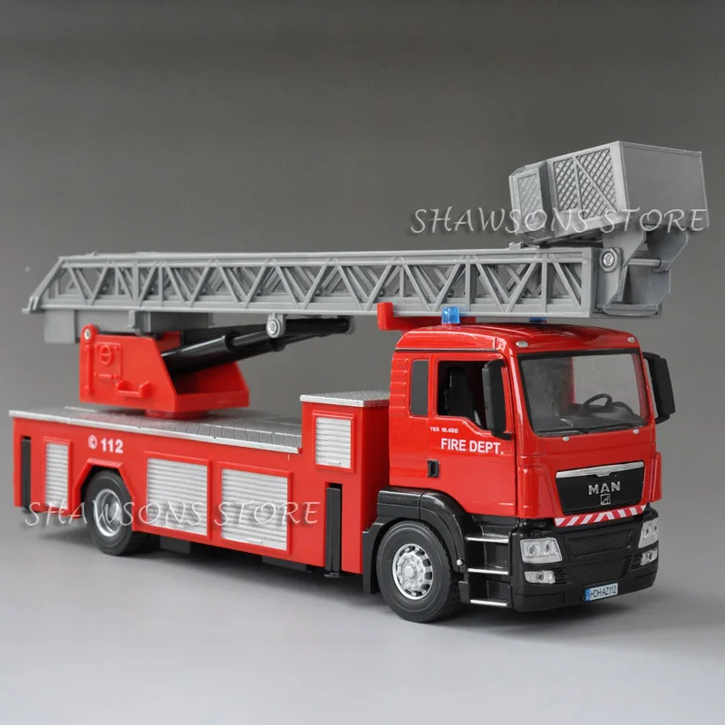 1:32 литье под давлением модель автомобиля игрушка человек T65 лестница пожарная машина грузовик миниатюрная копия