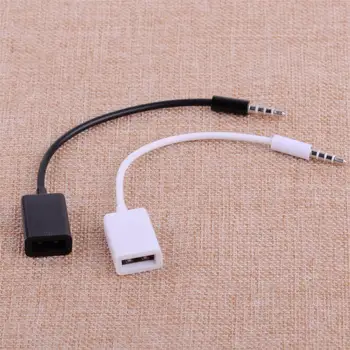 

CITALL Car MP3 3.5mm Male Headphone AUX Audio Plug Jack To USB 2.0 Female Converter Cord Cable