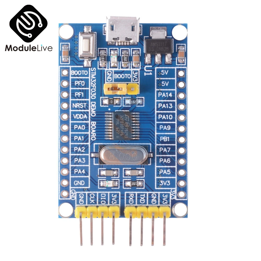 STM32F030F4P6 ARM CORTEX-M0 Core 32 бит 48 МГц плата Минимальная разработка системы микроконтроллер SWD/ISP двойной загрузки DIY наборы