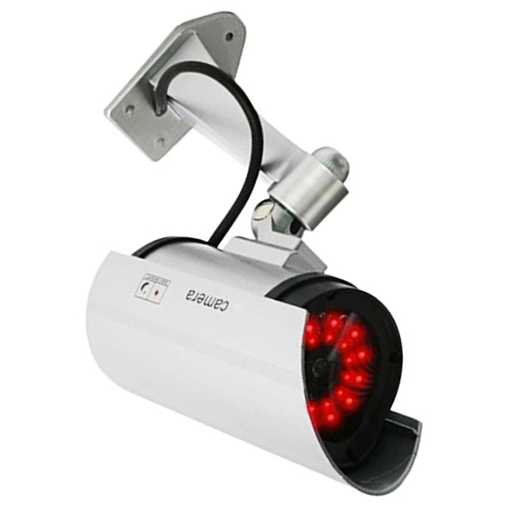 5 Packs 4 Pcs Outdoor Fake / Dummy Security Camera with 30 Illuminating
