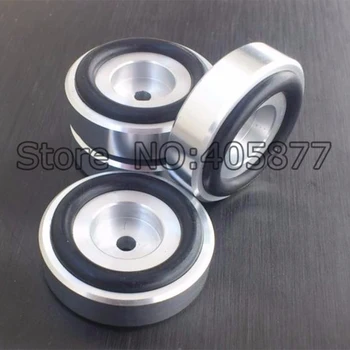 

Brand new 44*17mm Silver Solid Aluminum CD DAC PC Cabinet Amplifier Feet Pads Stands