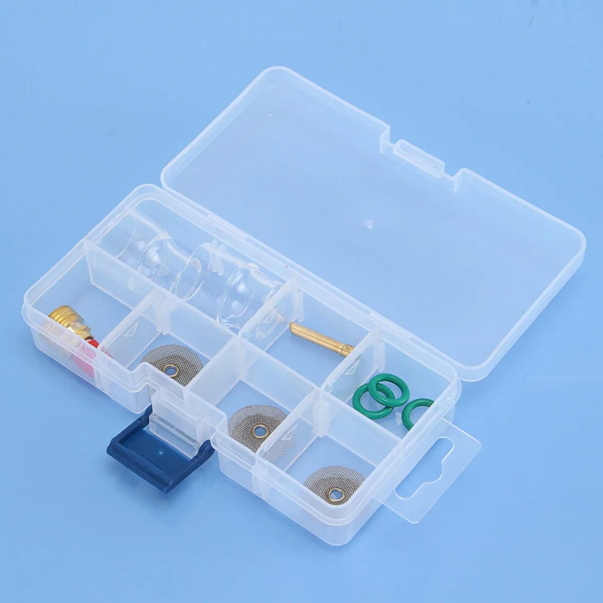 

10pcs 2.4mm TIG Welding Torch Stubby Gas Lens Pyrex Cup Welder Filters Accessories Tools For WP-9/20 Torches Gas Lens 3/32
