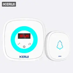 KERUI M526 беспроводной Smart приветствующий дверной звонок 58 различных музыка дополнительно сигнализации системы дома охранной сигнализации