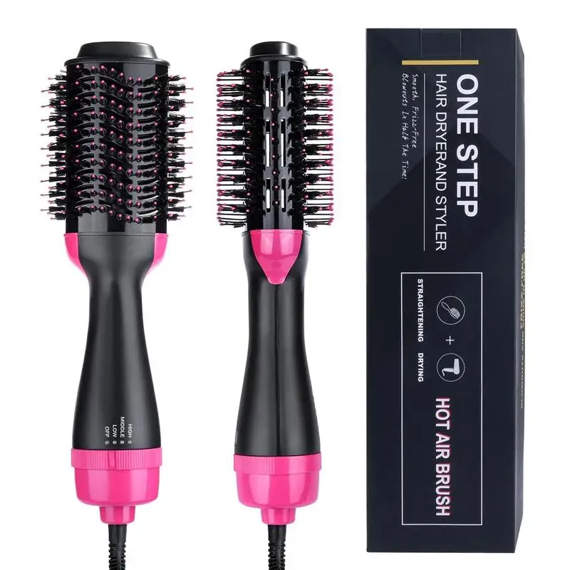 

Electric Hair Dryer Comb Multifunctional Infrared Negative Ion Hot Air Comb Straight Hair Curling Comb Hairdryer Drop Shipping