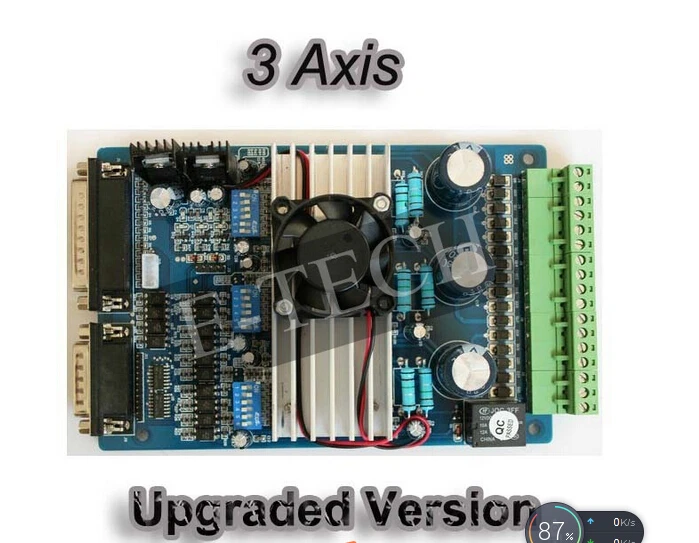 

Upgraded TB6560 Stepper Driver Board 3 Axis Integrated Breakout Board DC12 ~ 36V Input Full /2/4/8/16 step 16 Segments