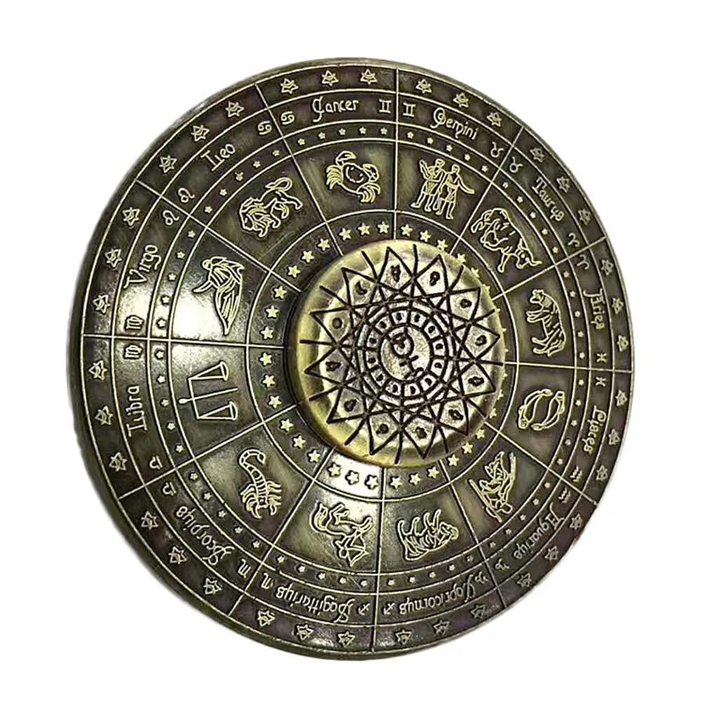 Ancient Fidget Spinner Metal EDC Cool Stress Toy Egypt 12 Constellation Hand Spiner Finger Spinner
