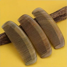 Натуральный ручной работы зеленый сандаловое дерево бутик расческа Парикмахерская профессиональная забота о здоровье зеленый сандаловое дерево расчески