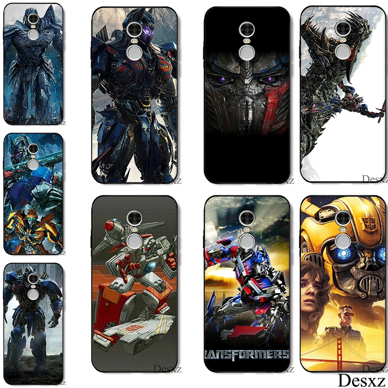 

Desxz Silicone Tpu Shell Transformers Phone Case For Redmi 4A 4X 5A 5 Plus 6 6A Pro 7 S2 Cover Protection