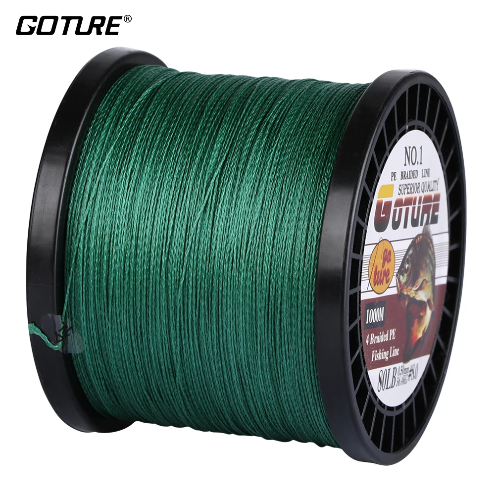Плетеная многонитевая рыболовная леска 1000 м 12 80 фунтов|fishing line|1000m braidstrong fishing |