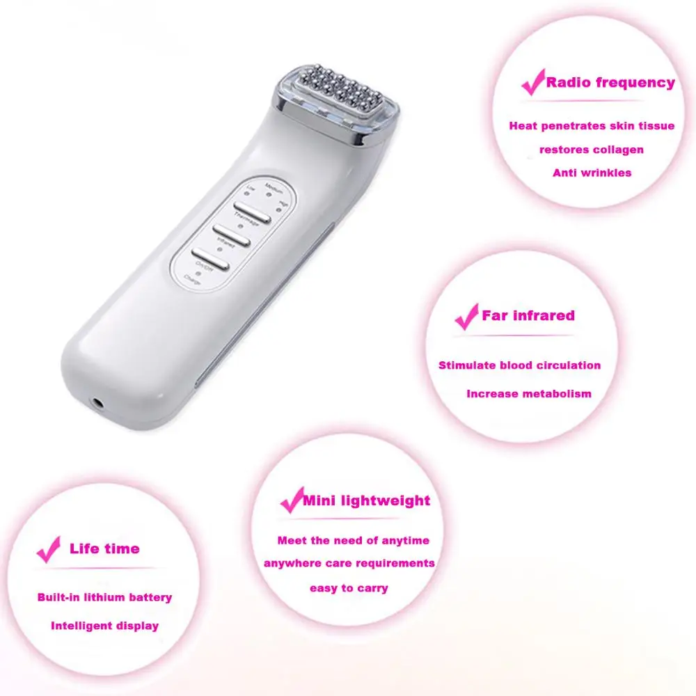 Dot Matrix RF Radio Frequency Far infrared Wave Therapy Wrinkle Removal Face Lifting Skin Tightening Facial SPA Massage Machine|machine