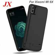 6000 мАч для Xiaomi mi 6X батарея Чехол подставка для смартфона крышка батареи внешний смарт-аккумулятор для Xiaomi mi 6X зарядное устройство чехол mi 6X