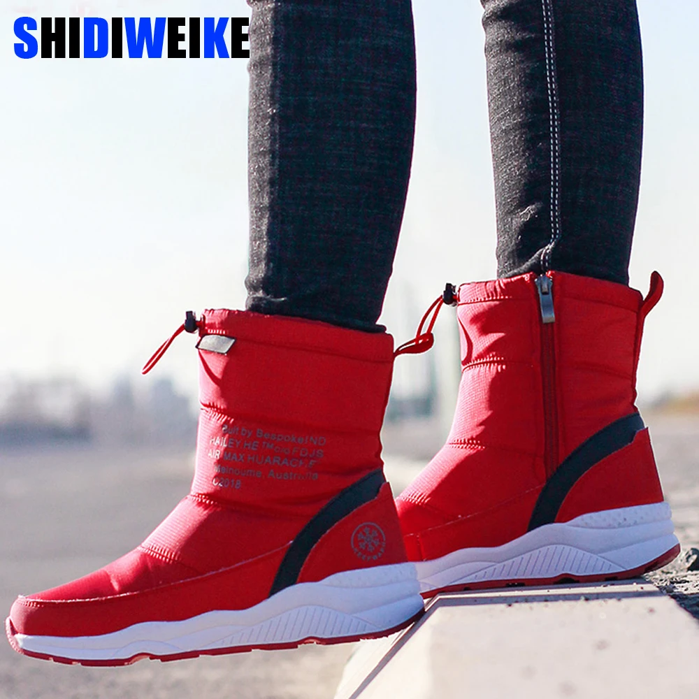 

Winter Boots Women Shoes Platform Female Snow Ankle Boots Waterproof Ladies Plush Insole Fur Bota Feminina 2019 Black Botine