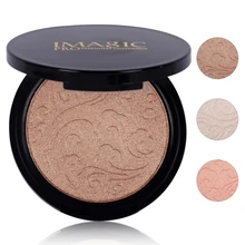3 цвета, блестящая пудра, маскирующий макияж, 3-мерная восстанавливающая емкость, пудра для макияжа, финишная установка, пудра для макияжа, осветитель