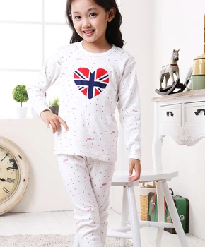 

Kids Girl's Pajamas Sets 100% Cotton for Spring Autumn 2018 New Children's Sleepwear Pyjamas Set for Teenage Girls Underwear