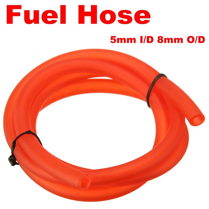 Buy 1M Red Fuel Pipe Tubing Petrol Line Unleaded Oil Hose Synthetic Material