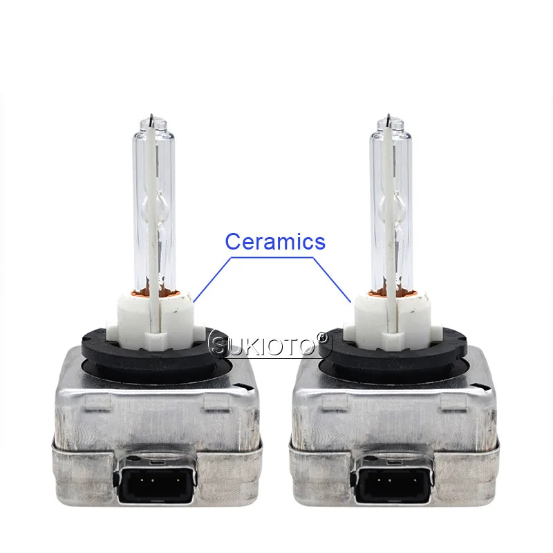 SUKIOTO 20PCS hid xenon bulbs D1S 4300K 5000K 6000K 35W D3S 8000K d1s xenon headlights AC ballast H (1)